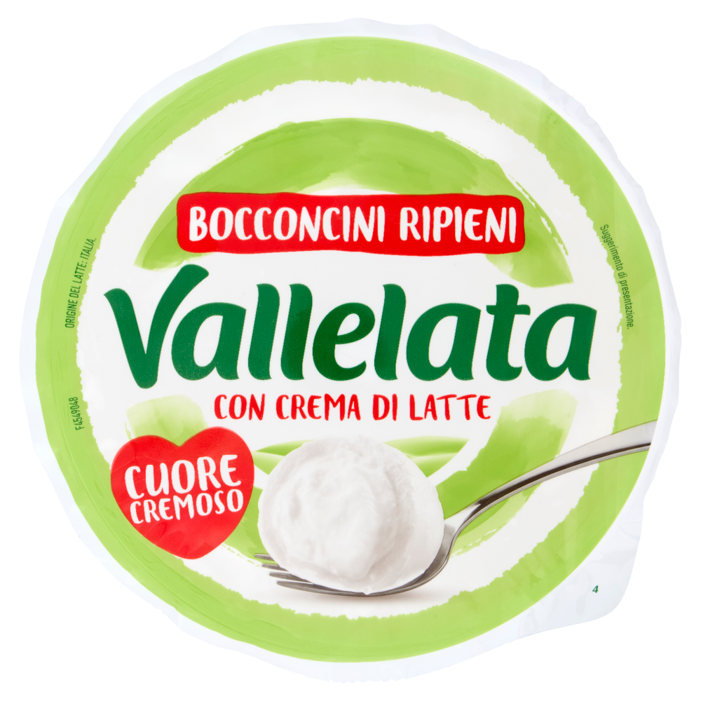 Vallelata Bocconcini Ripieni con Crema di Latte 180 g
