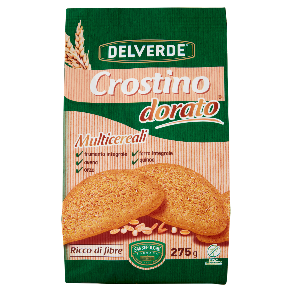 Delverde Crostino dorato Multicereali 275 g