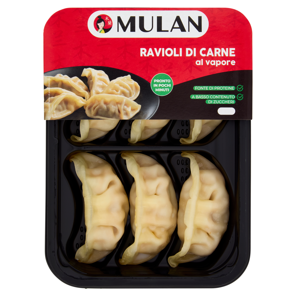 Mulan Ravioli di Carne al vapore 120 g