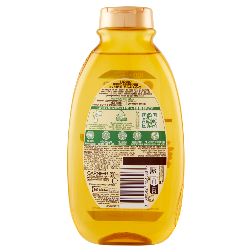 Garnier Ultra Dolce Shampoo Camomilla Miele 300ml Carrefour