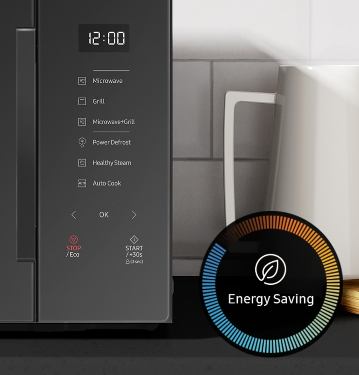 Samsung Microonde Grill BESPOKE Cottura Sana con Vaporiera 30L MG30T5018UG