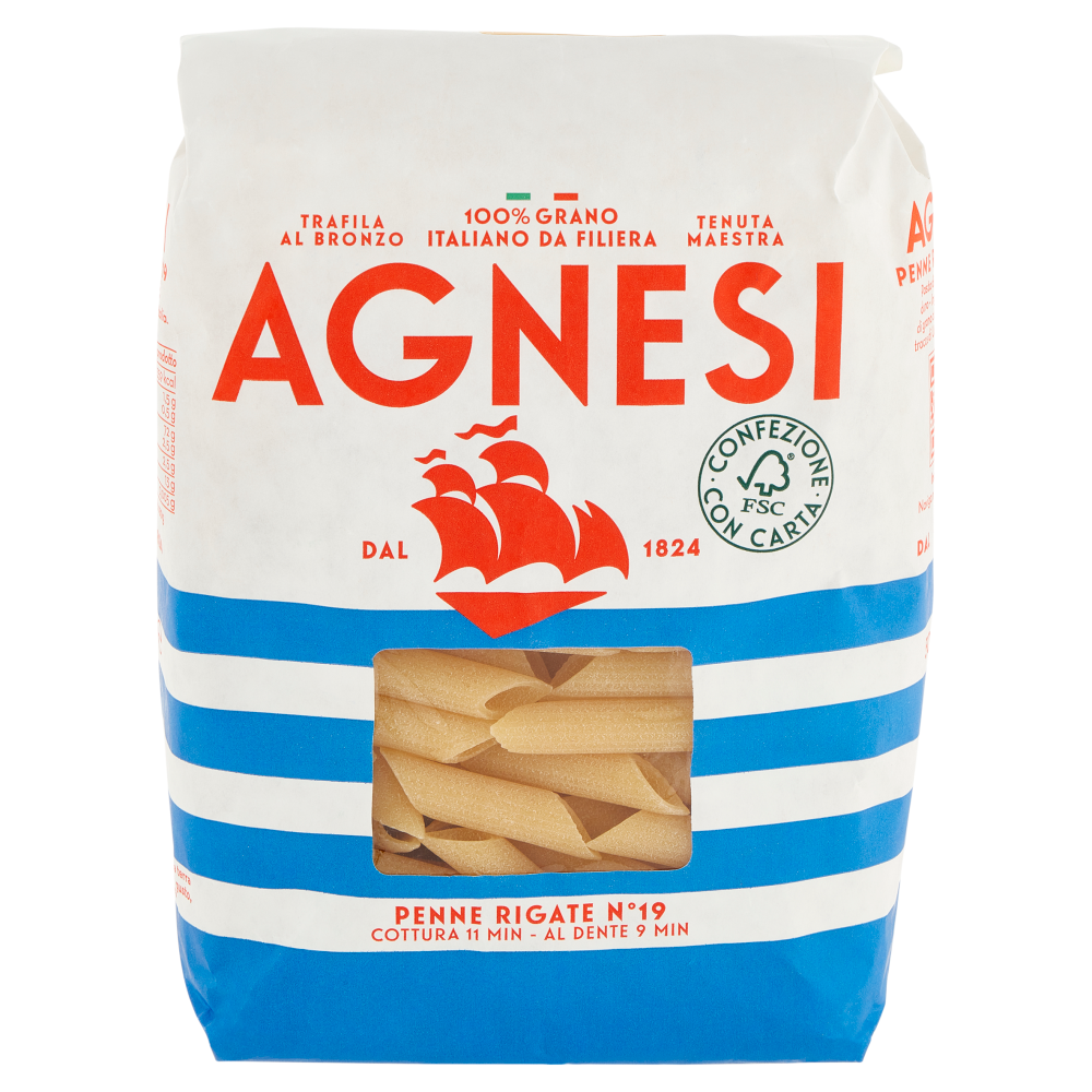 Agnesi Penne Rigate N&deg; 19 500 g
