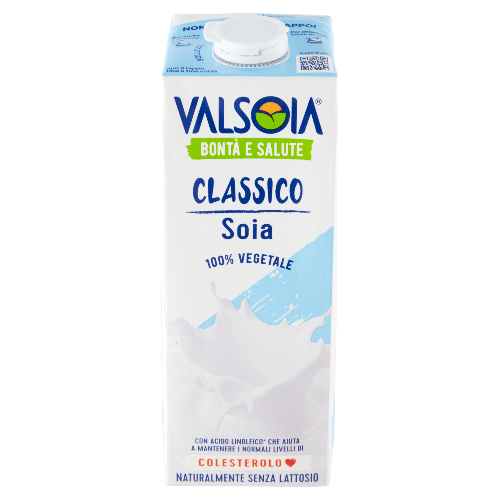 Valsoia Bontà e Salute Bevanda soia gusto Classico 1000 ml