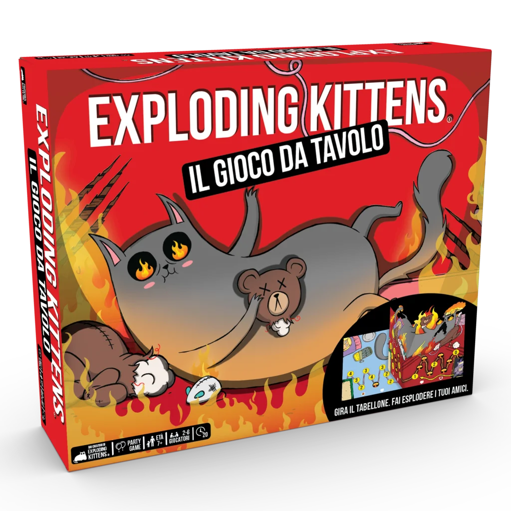 Asmodee Exploding Kittens Exploding Kittens: Il Gioco da Tavolo 20 min Gioco da tavolo Festa
