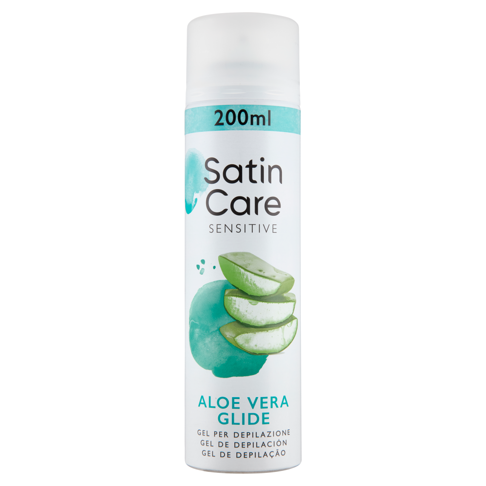 Satin Care Sensitive Aloe Vera Glide Gel per Depilazione 200 ml