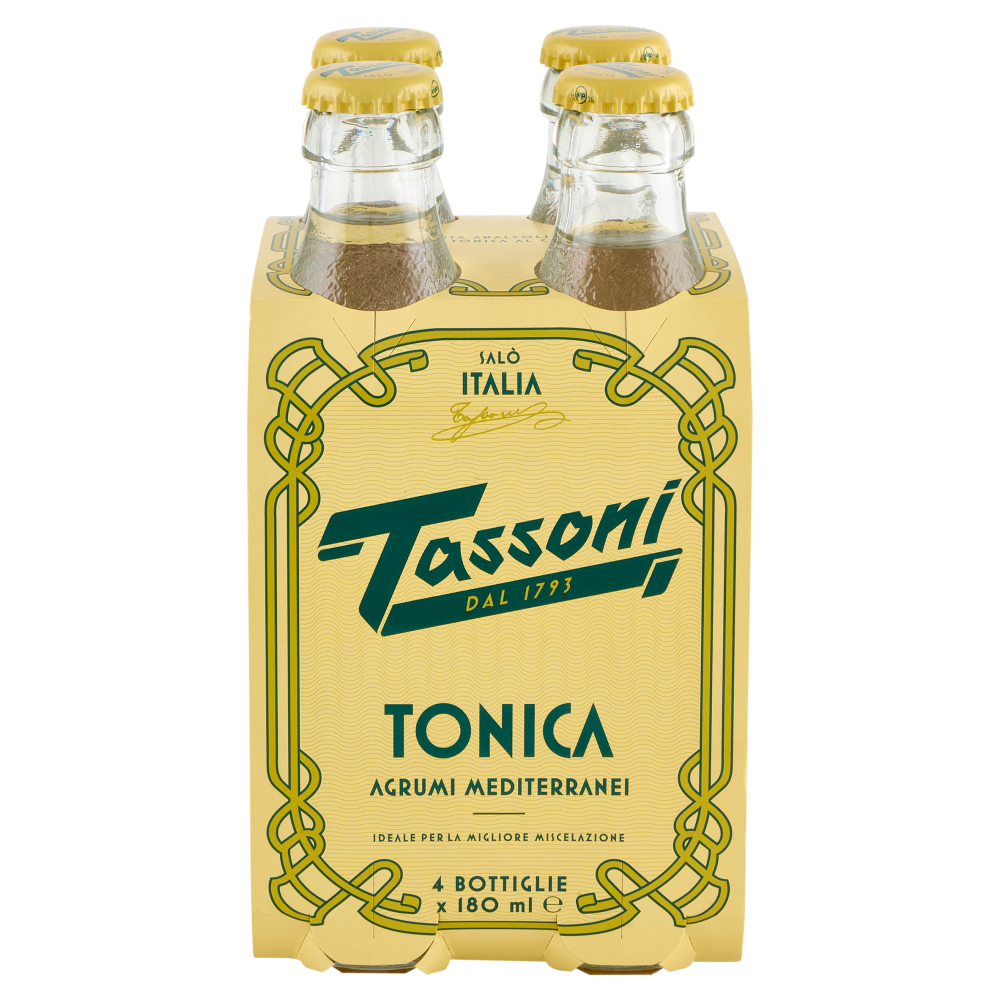 Tassoni Tonica Agrumi Mediterranei 4 x 180 ml