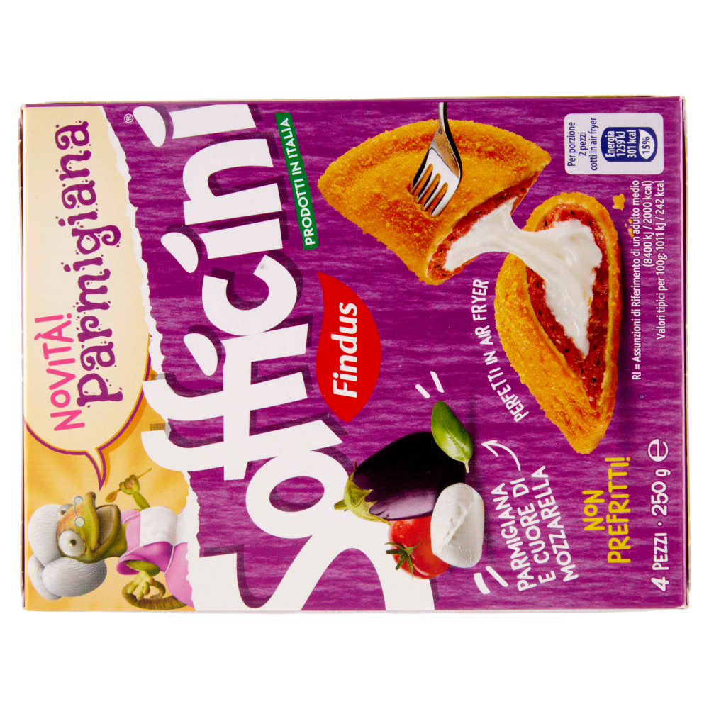 Sofficini Findus 4 Sofficini Parmigiana Più Mozzarella 250 g