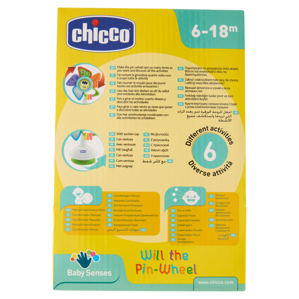 Chicco Will the Pin-Wheel 6-18m