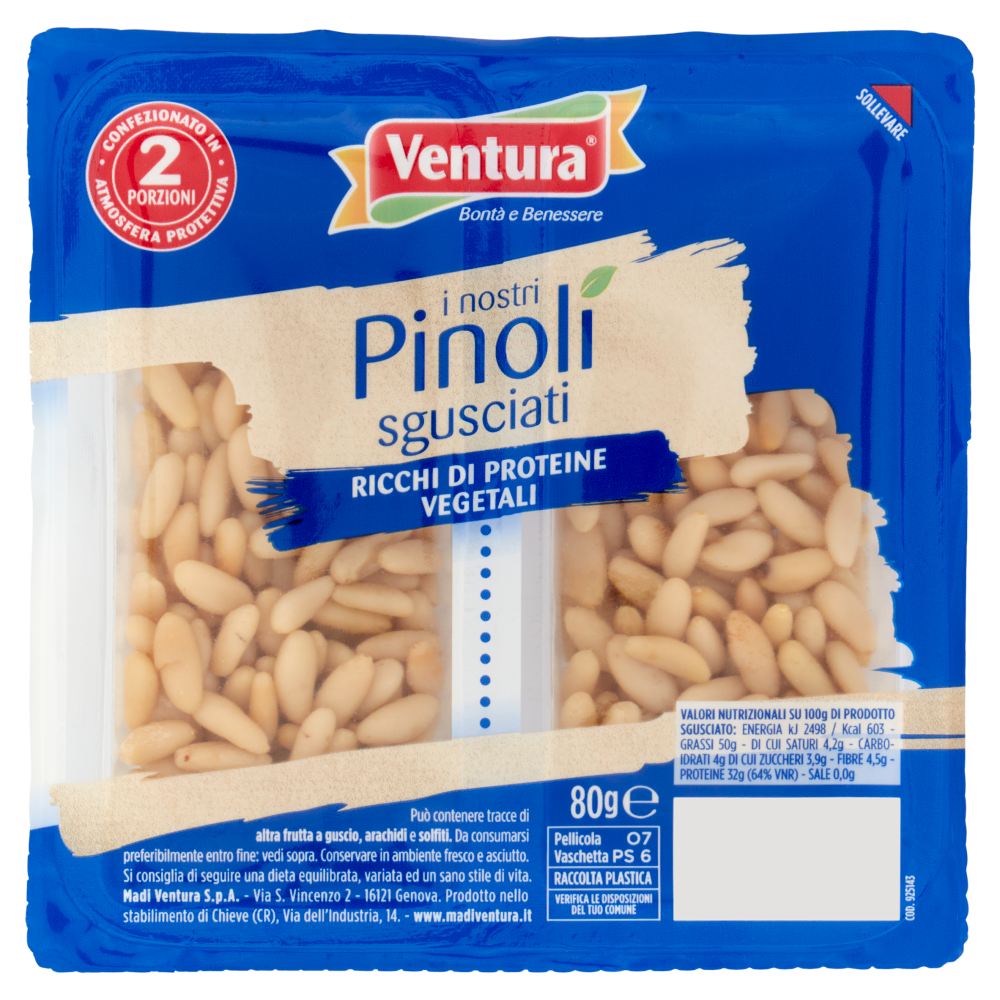 Ventura i nostri Pinoli sgusciati 80 g