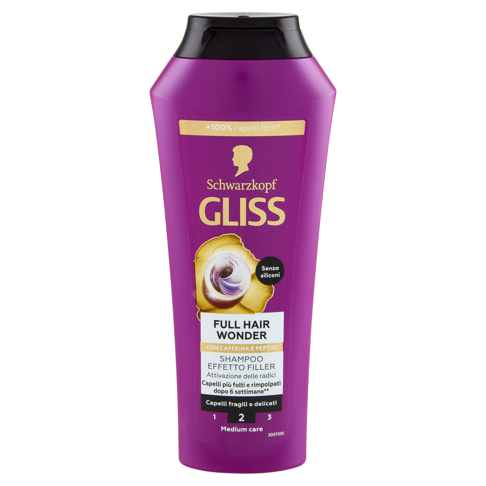 Gliss Full Hair Wonder Shampoo Effetto Filler 250 ml