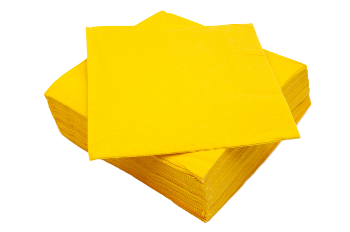 Le Nappage 3614611045298 tovagliolo di carta Cellulosa Giallo 50 pz