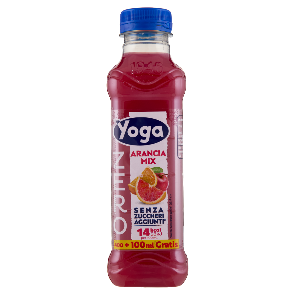 Yoga Zero Arancia Mix Senza Zuccheri Aggiunti* 500 ml
