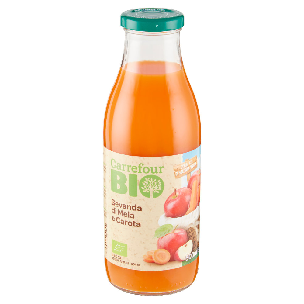 Carrefour Bio Bevanda di Mela e Carota 500 ml