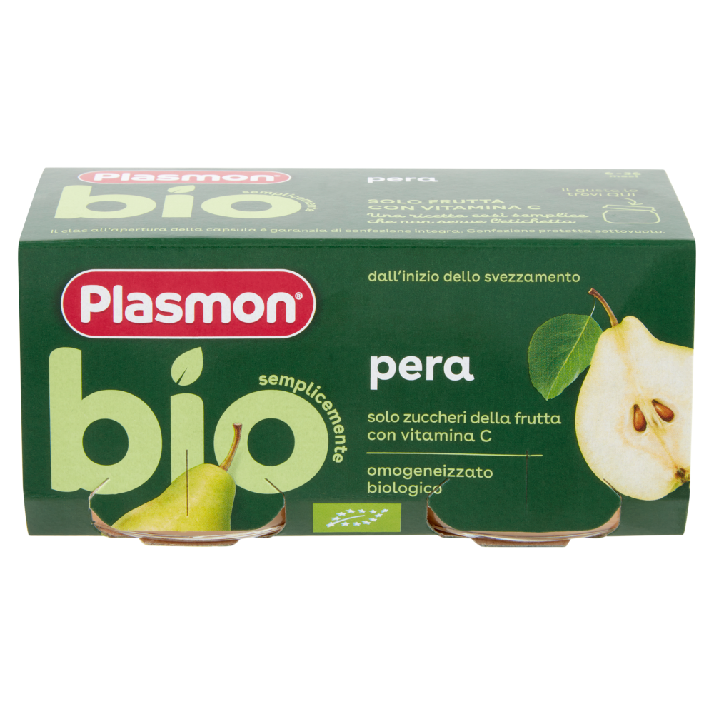 Plasmon semplicemente bio pera 2 x 80 g