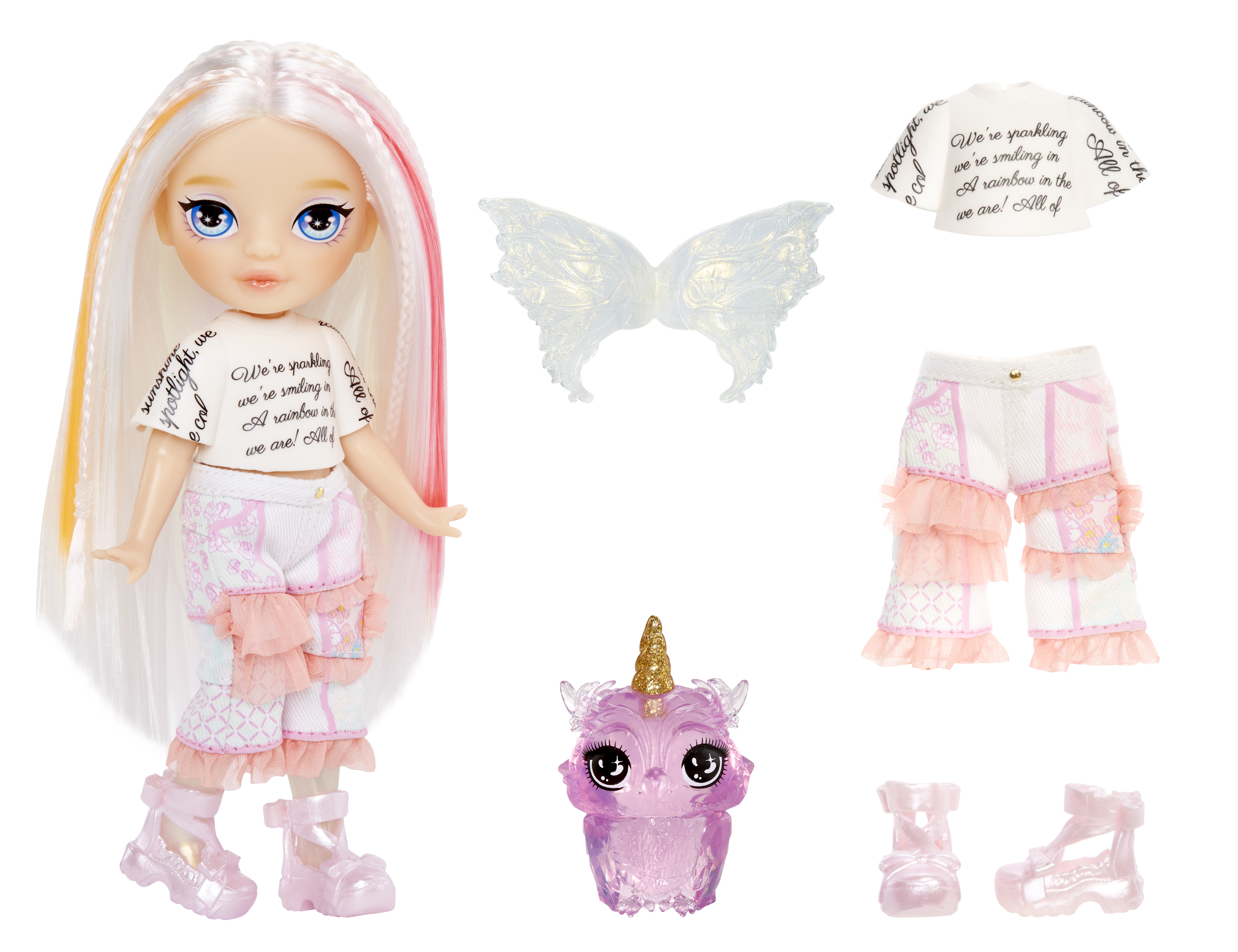 Rainbow High Littles Rainbow Fantasy Fairies Doll- Opal (Rainbow)