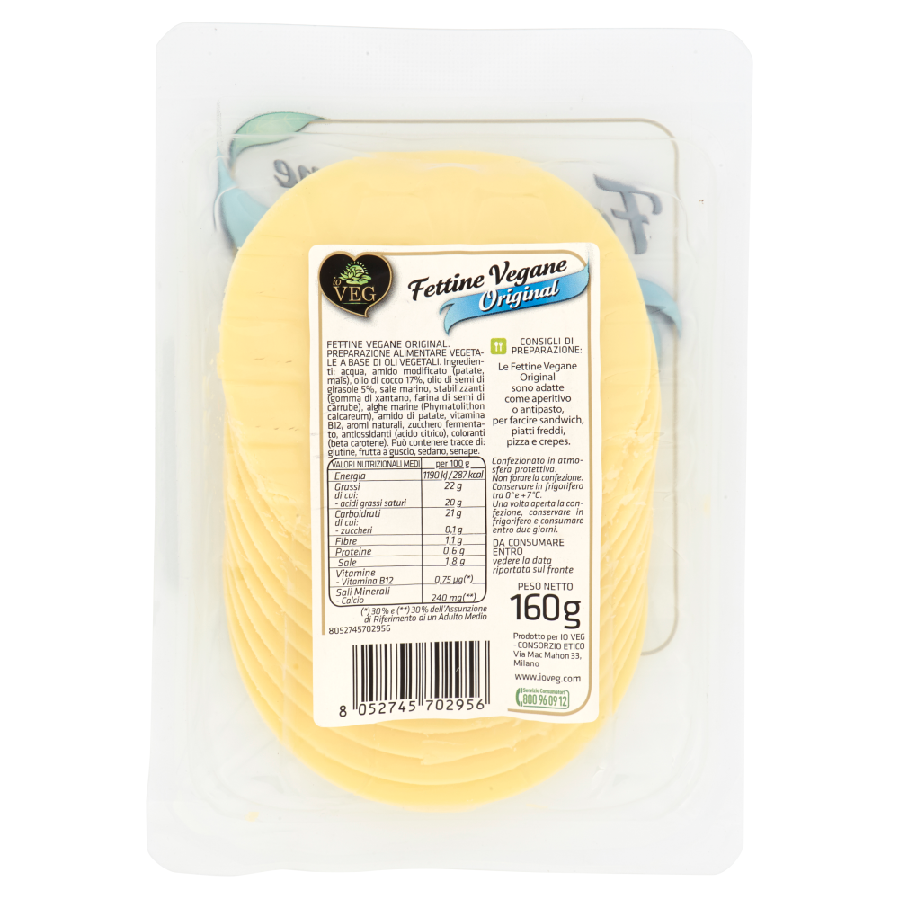 io VEG Fettine Vegane Original 160 g