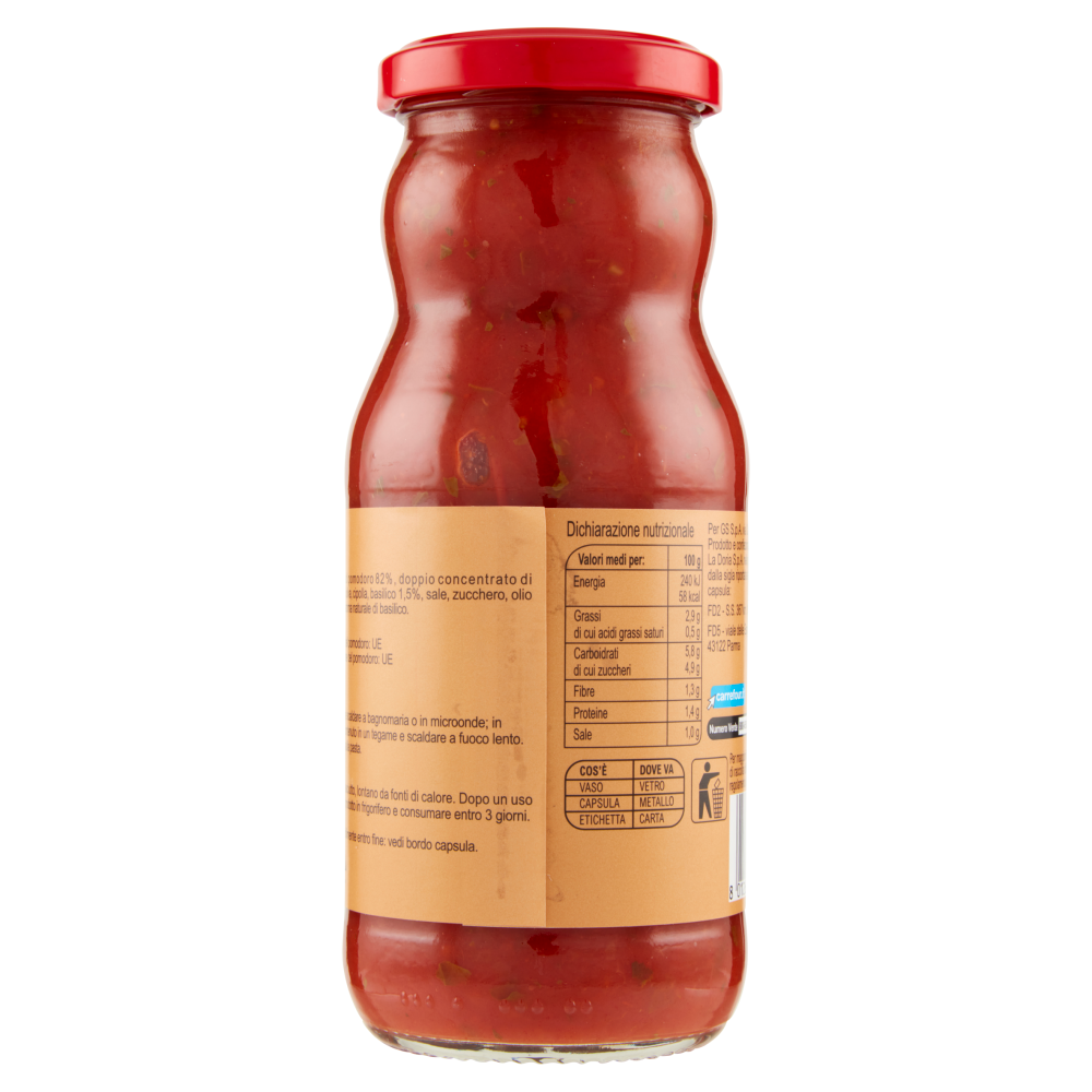 Carrefour Classic Salsa al Basilico 350 g