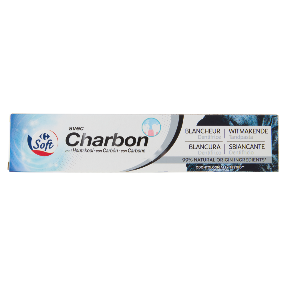 Carrefour Soft Dentifricio Sbiancante con Carbone 75 ml