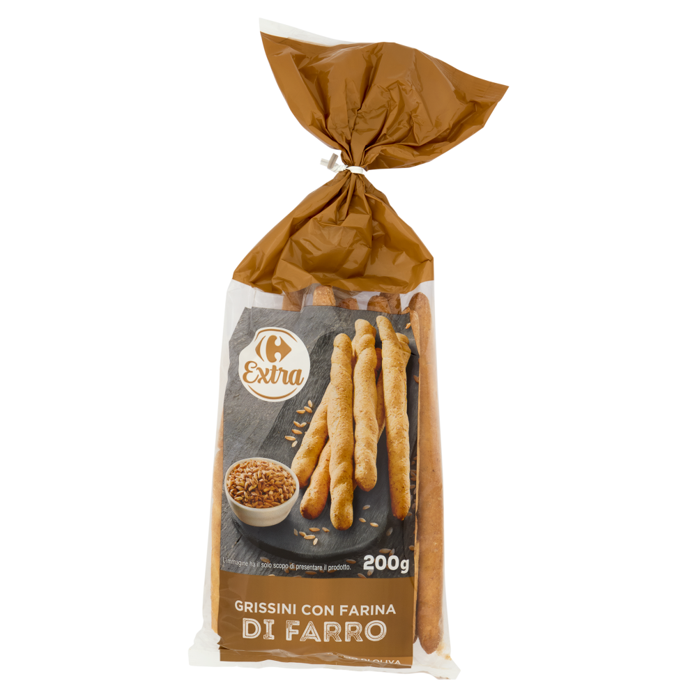 Carrefour Extra Grissini con Farina di Farro con Olio di Oliva 200 g