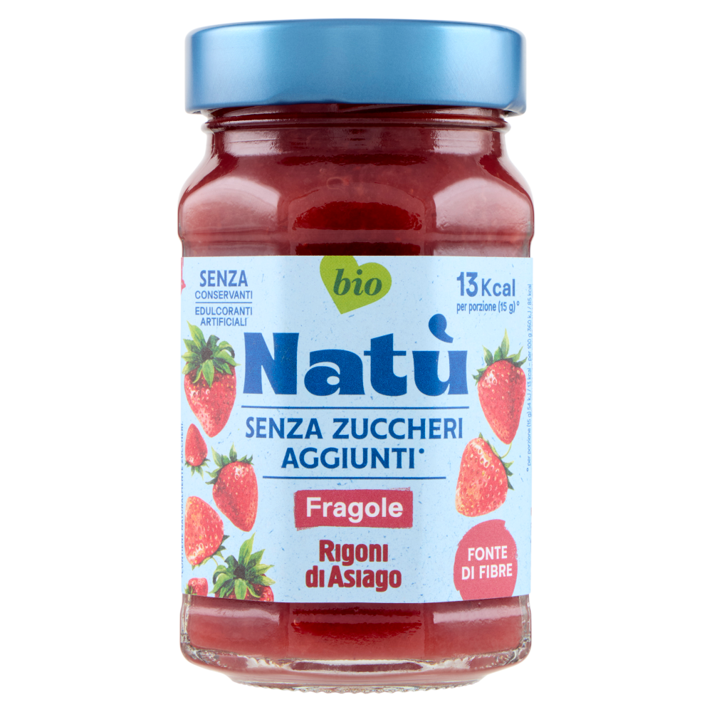 Rigoni di Asiago Nat&ugrave; Senza Zuccheri Aggiunti&deg; Fragole bio 240 g