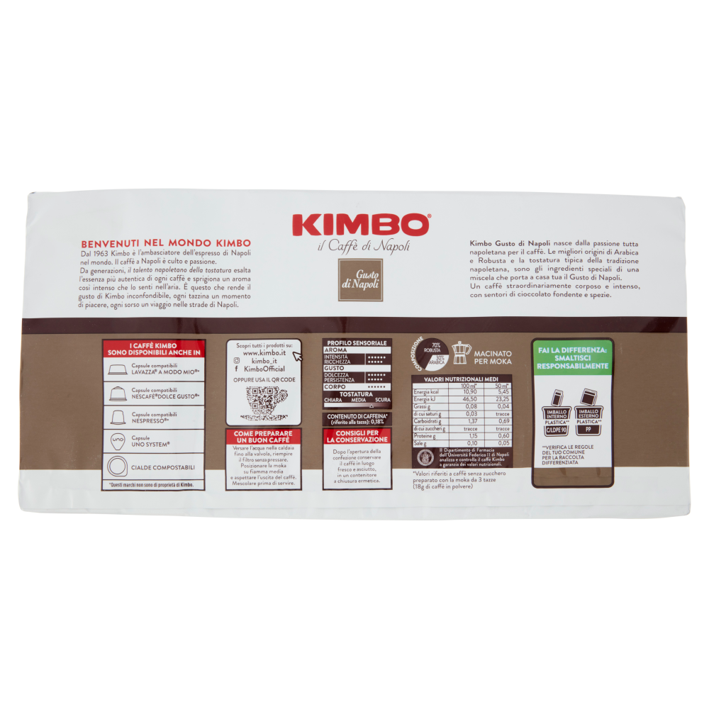 Kimbo Gusto di Napoli 4 x 250 g