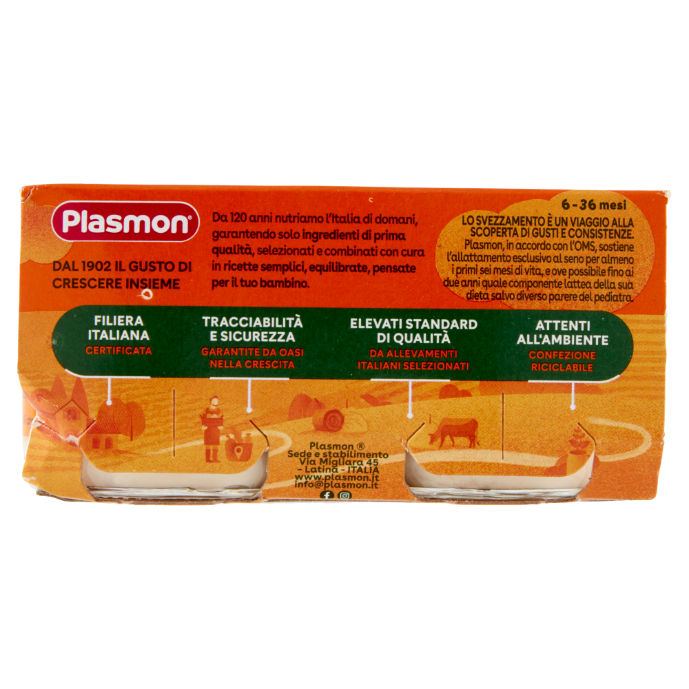 Plasmon Omogeneizzato Pollo con cereale 2 x 80 g