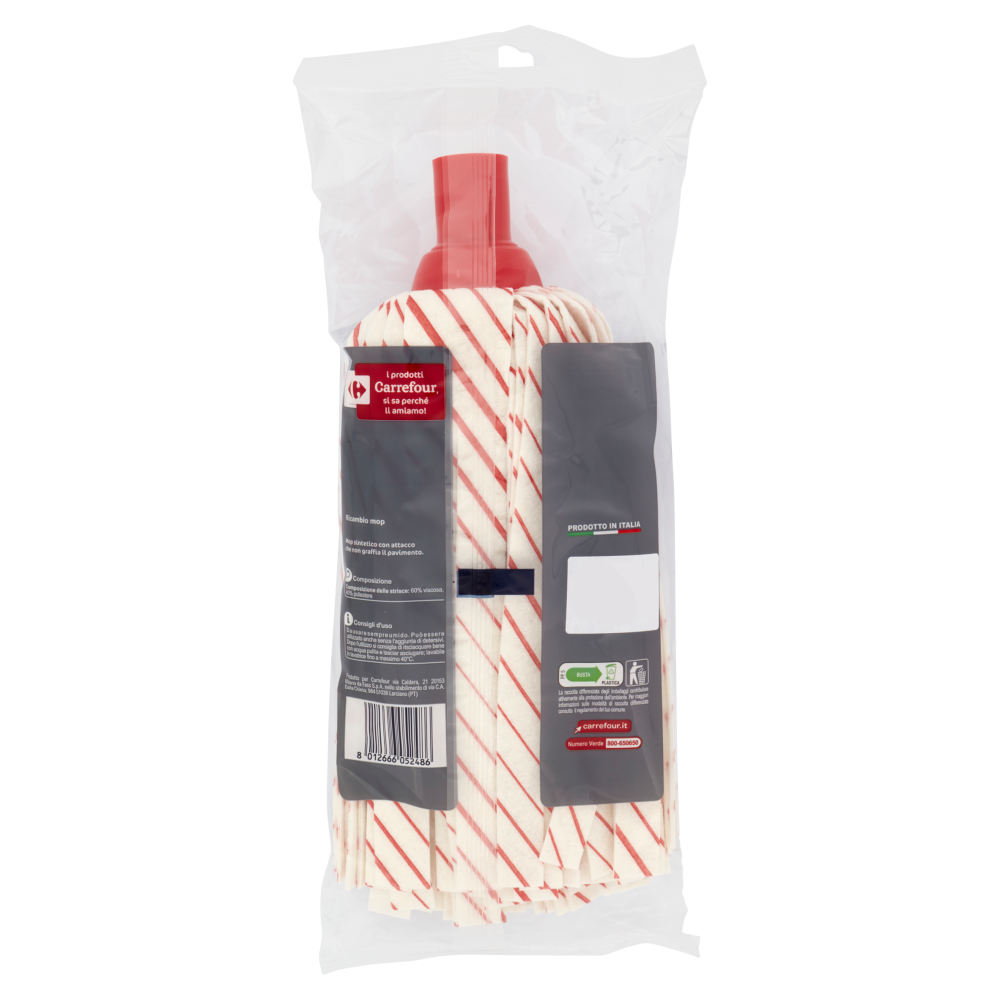Carrefour Mop Tessuto non tessuto per Tutti i Tipi di Pavimento