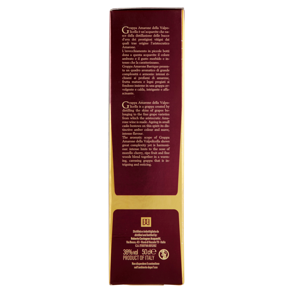 Castagner Grappa Amarone della Valpolicella Invecchiata in Barrique 50 cl