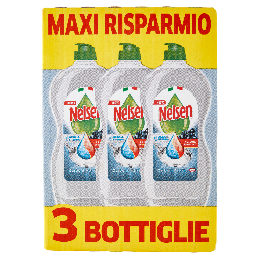 NELSEN Carboni Attivi 3 x 850 ml