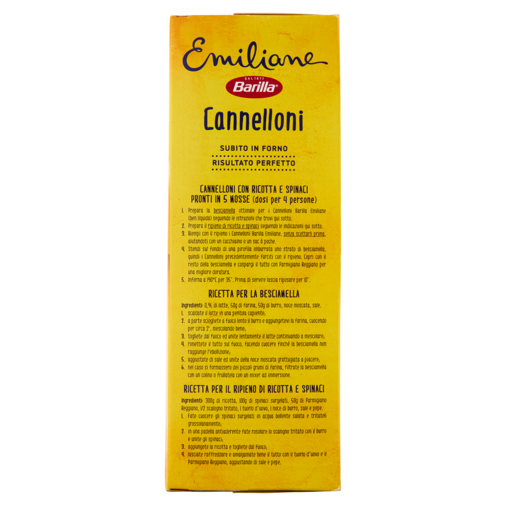 Barilla Emiliane Cannelloni Pasta all'Uovo 250 g