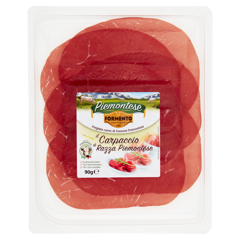 Formento Piemontese il Carpaccio di Razza Piemontese 90 g