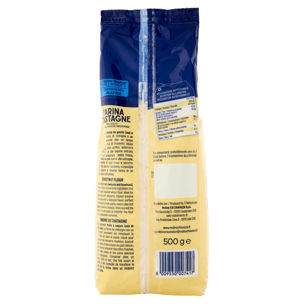 il Molino Chiavazza Farina di Castagne 500 g