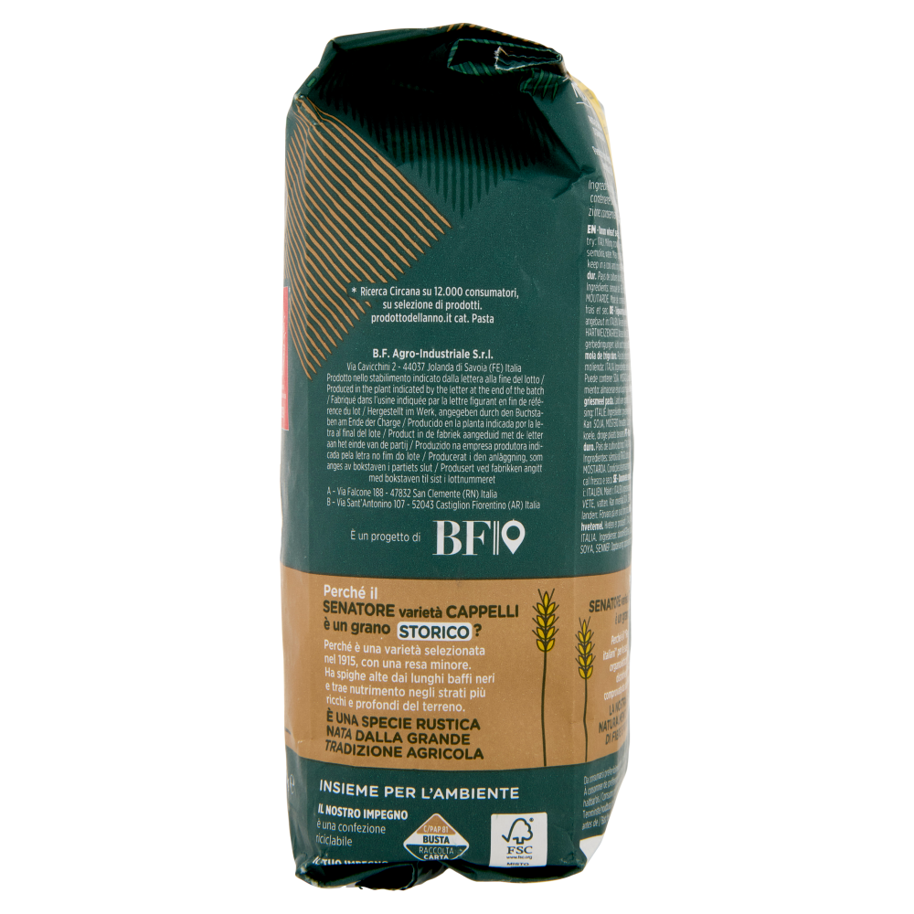 Le Stagioni d'Italia Senatore varietà Cappelli Fusilli 500 g