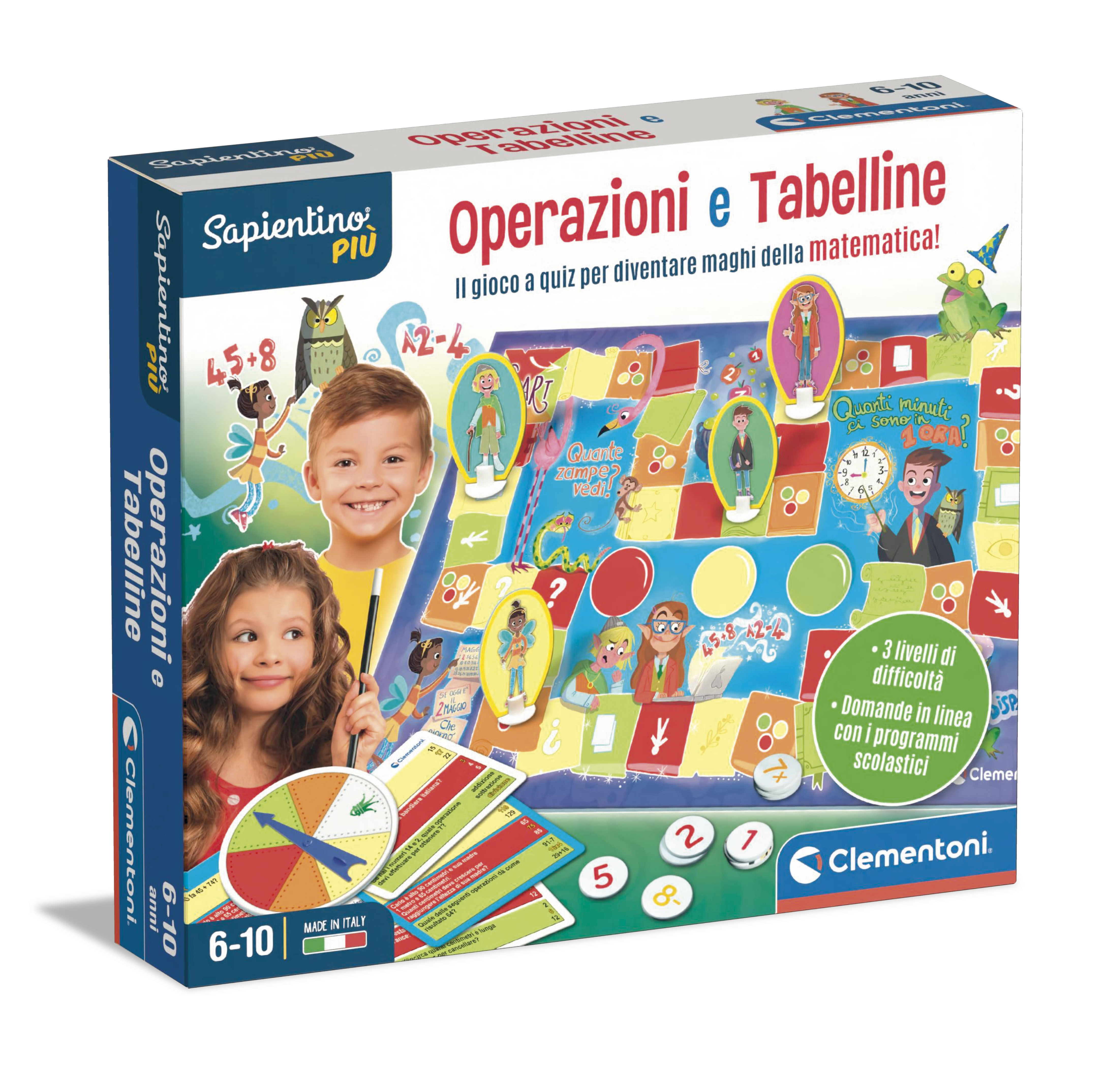 Clementoni Sapientino Più Operazioni e Tabelline