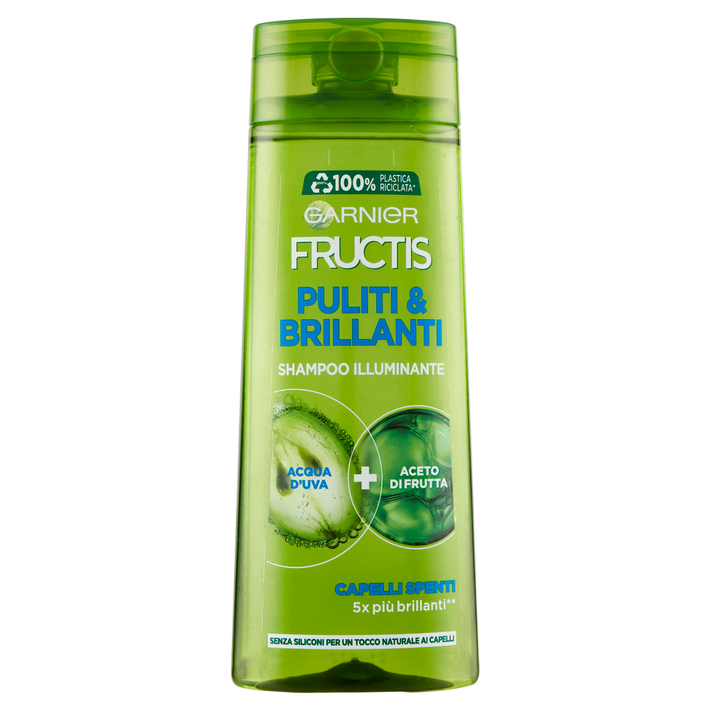 Garnier Fructis Puliti & Brillanti Shampoo per capelli spenti 250