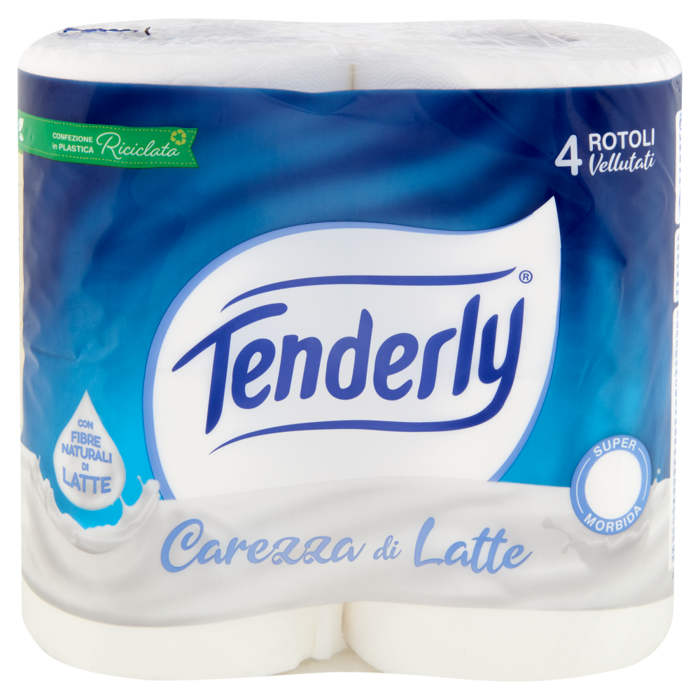 Tenderly Carezza di Latte Rotoli Vellutati 4 pz