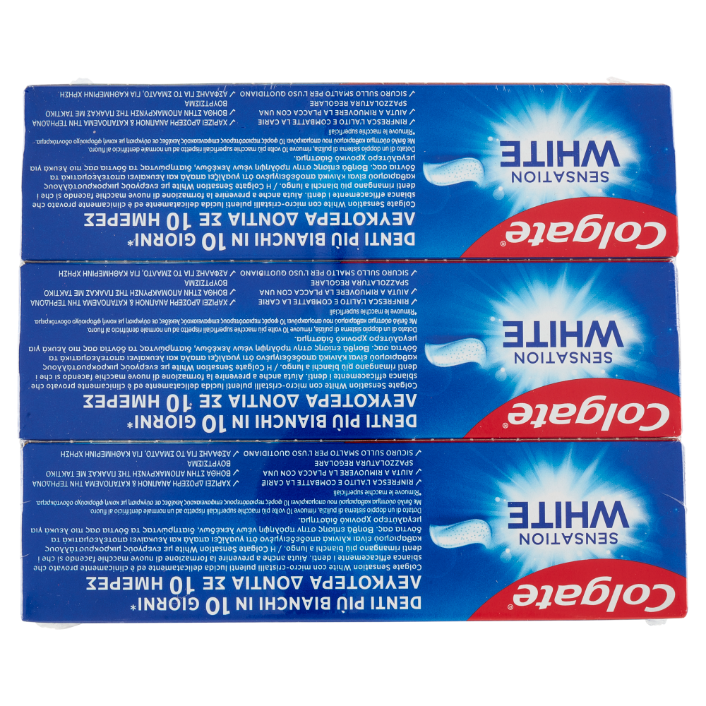 Colgate dentifricio sbiancante Sensation White 3x75 ml