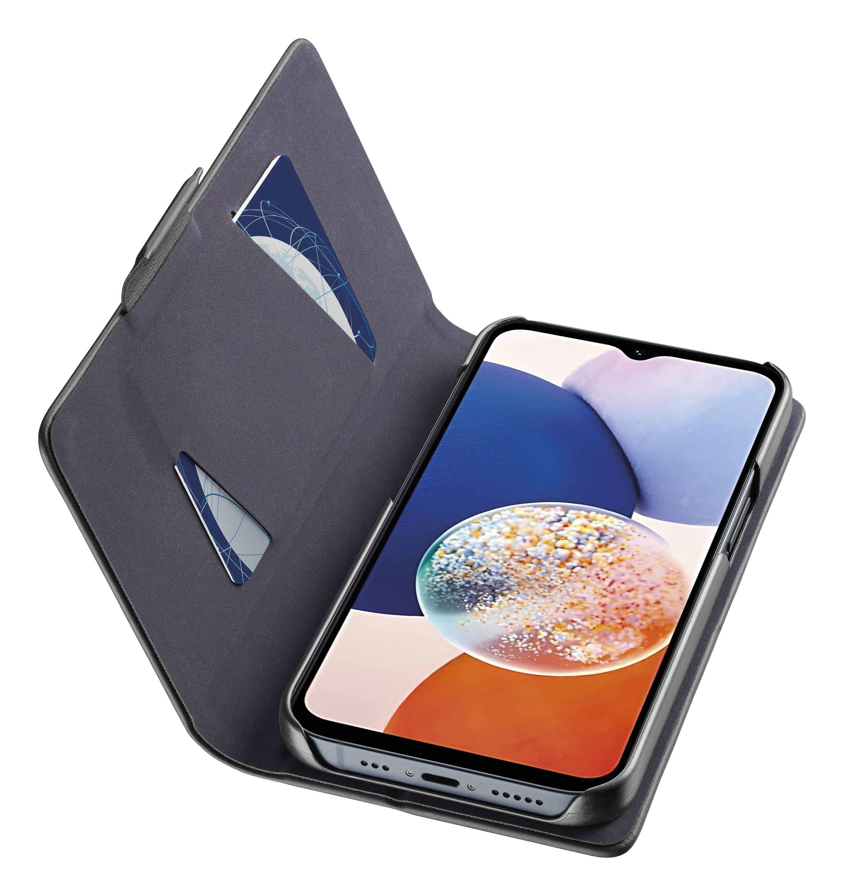 Cellularline Book - Galaxy A15 La protezione essenziale con chiusura di sicurezza magnetica