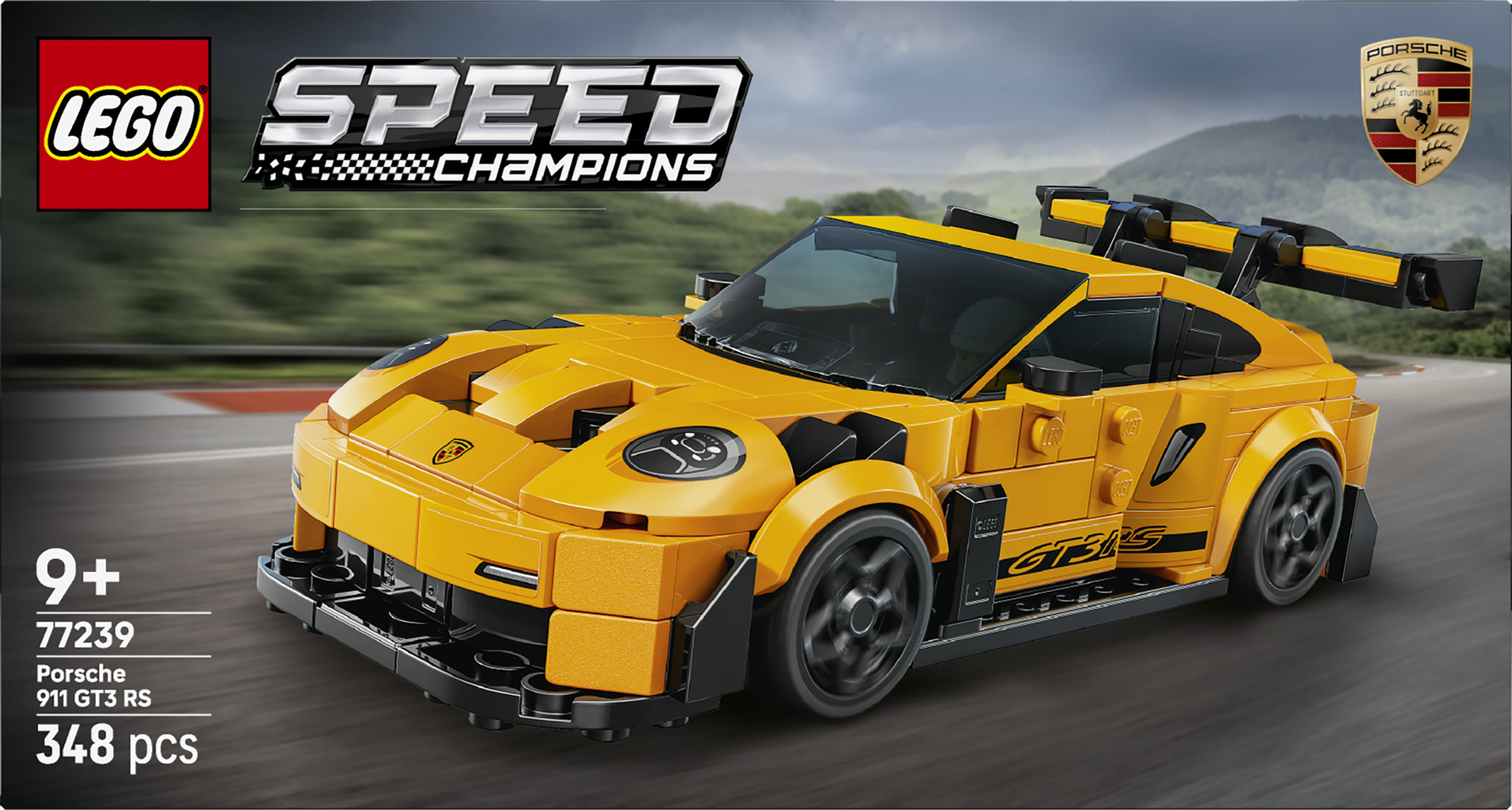 LEGO Speed Champions 77239 Super Car Porsche 911 GT3 RS, Modellino di Auto con Minifigure, Macchina Giocattolo, Idea Regalo9+