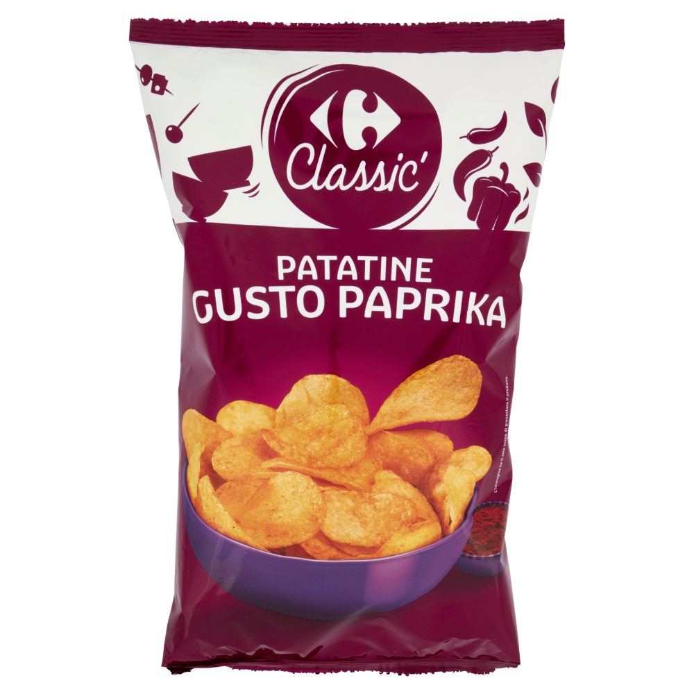 Carrefour Classic Patatine Gusto Paprika 180 g
