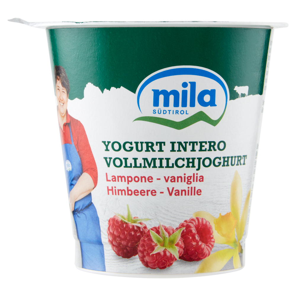 mila Yogurt Intero Lampone - vaniglia 125 g