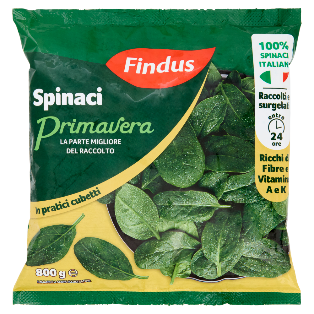 Findus Ciuffetti di Spinaci Primavera 800 g