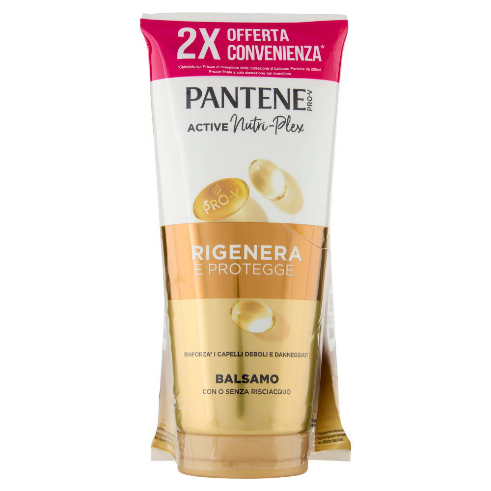 Pantene Pro-V Rigenera e Protegge Balsamo Active Nutri-Plex 2 x 200 ml