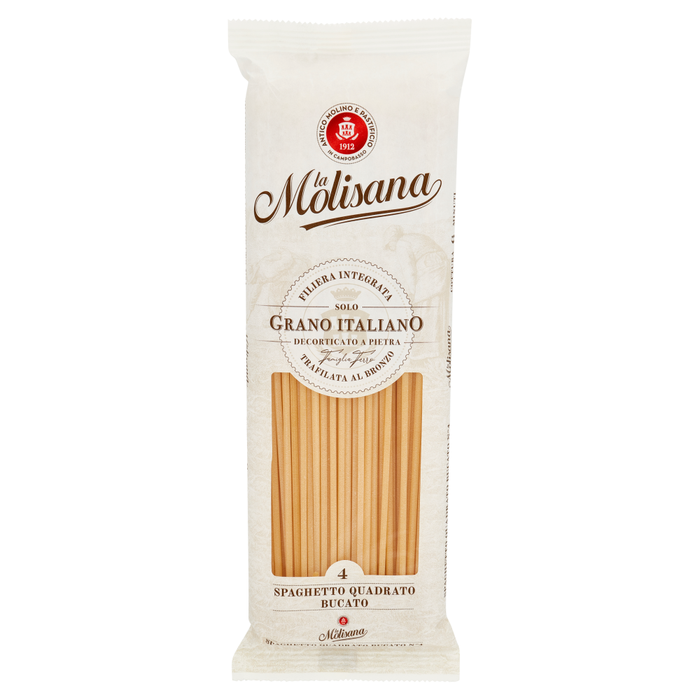 La Molisana 4 Spaghetto Quadrato Bucato 500g