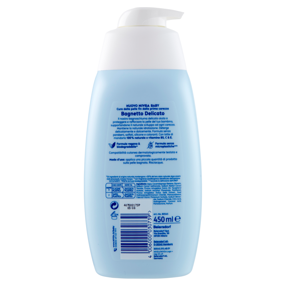 Nivea Baby Bagnetto Delicato 450 ml