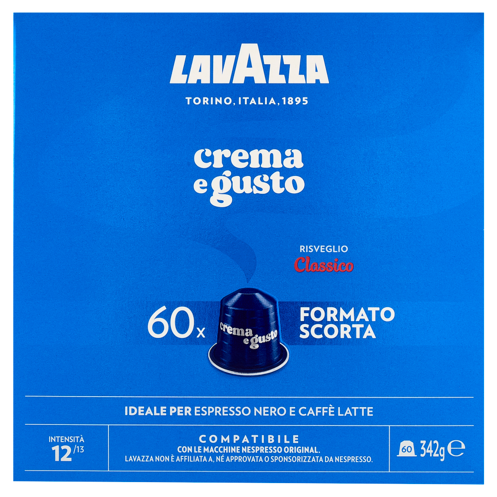 Lavazza crema e gusto Classico Compatibile con Nespresso Original 60 Capsule 342 g