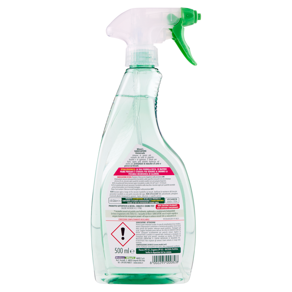 Winni's Naturel Sgrassatore Universale Igienizzante 500 ml