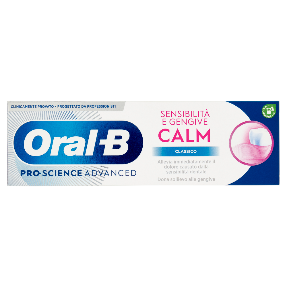 Oral-B Professional Dentifricio Sensibilità e Gengive Calm Classico 75 ml