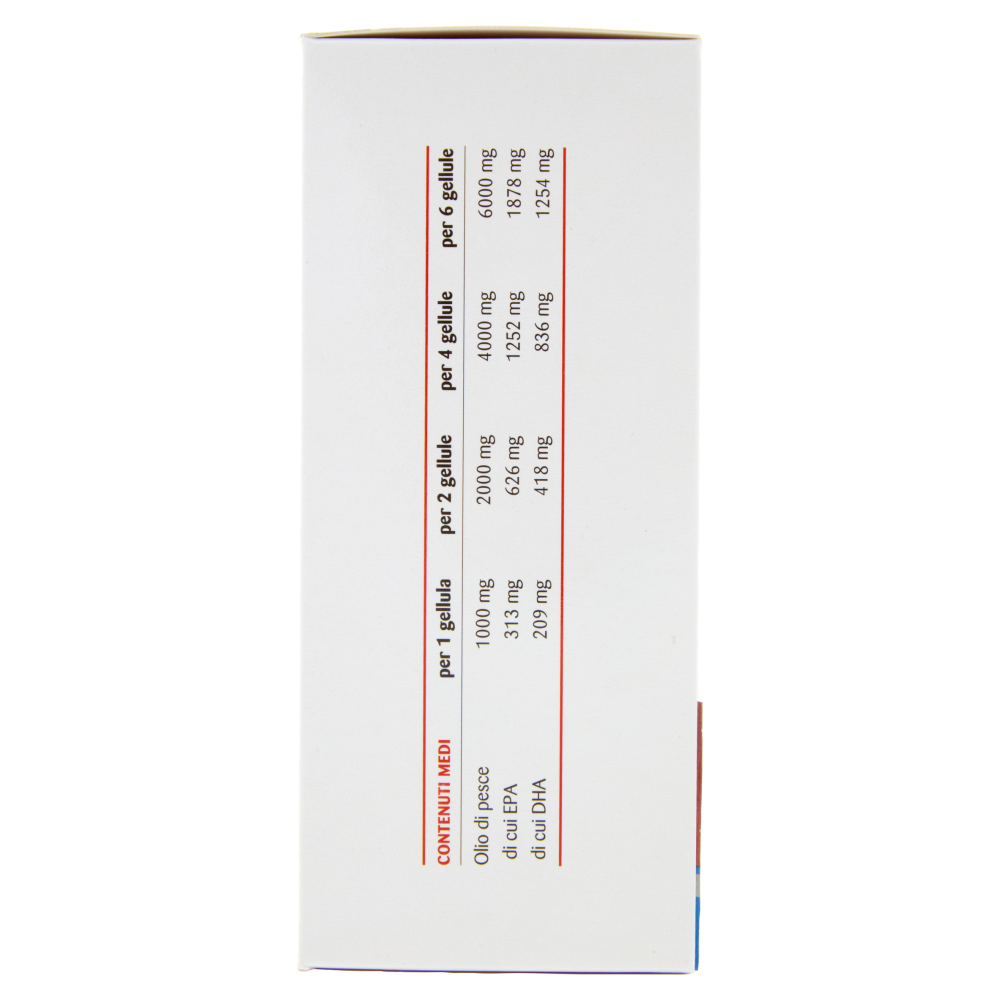 Matt Divisione Pharma Olio di Pesce Omega 3 EPA/DHA 3000 60 gellule 76,5 g