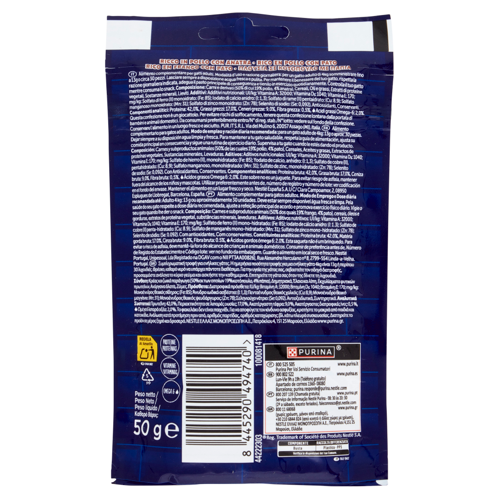 FELIX Tasty Nuggets Pollo e Anatra 50 g